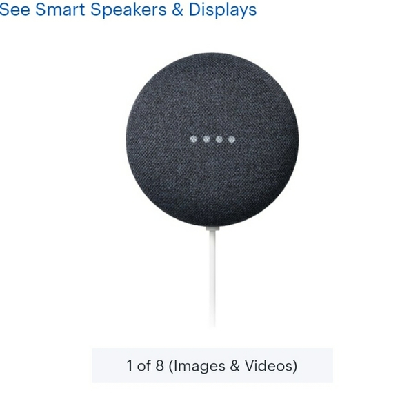 google Other - Google Nest Mini Charcoal NWT, 2nd generation